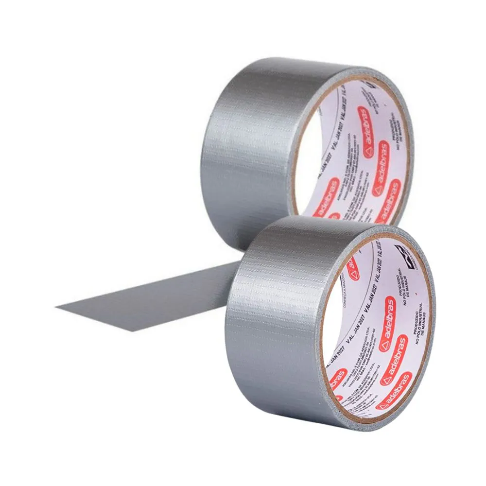 FITA SILVER TAPE ADELBRAS 48X5 mt - Boni Embalagens