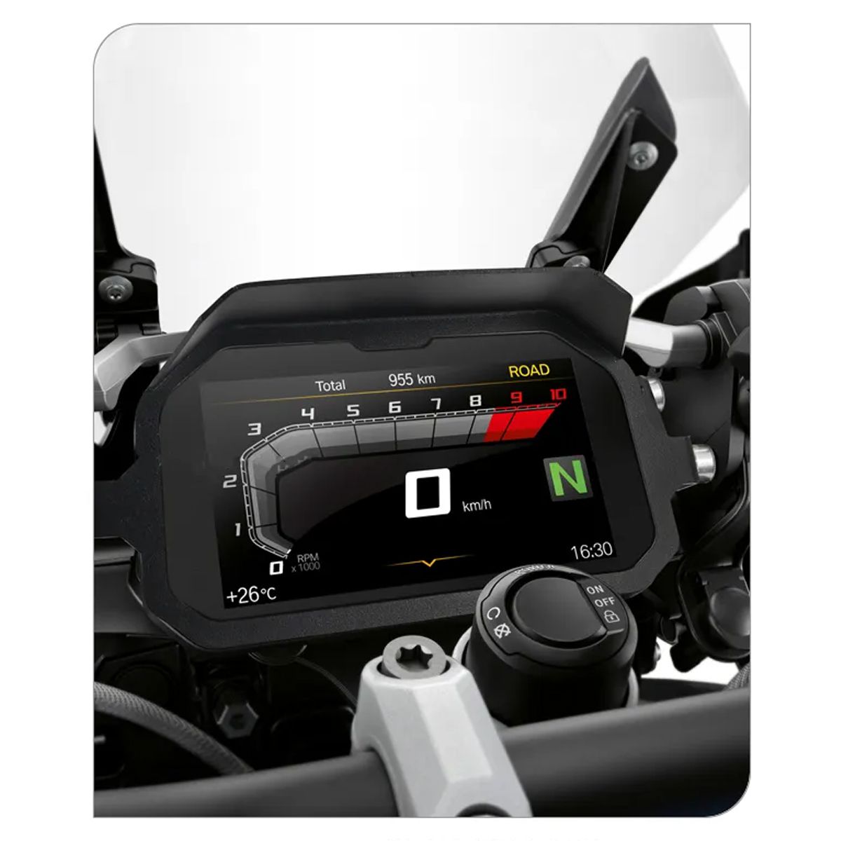 Protection Antivol TFT Pour BMW R1200/1250 GS – Pare-soleil Inclus, Compatible Avec Les Modèles LC Et Adventure