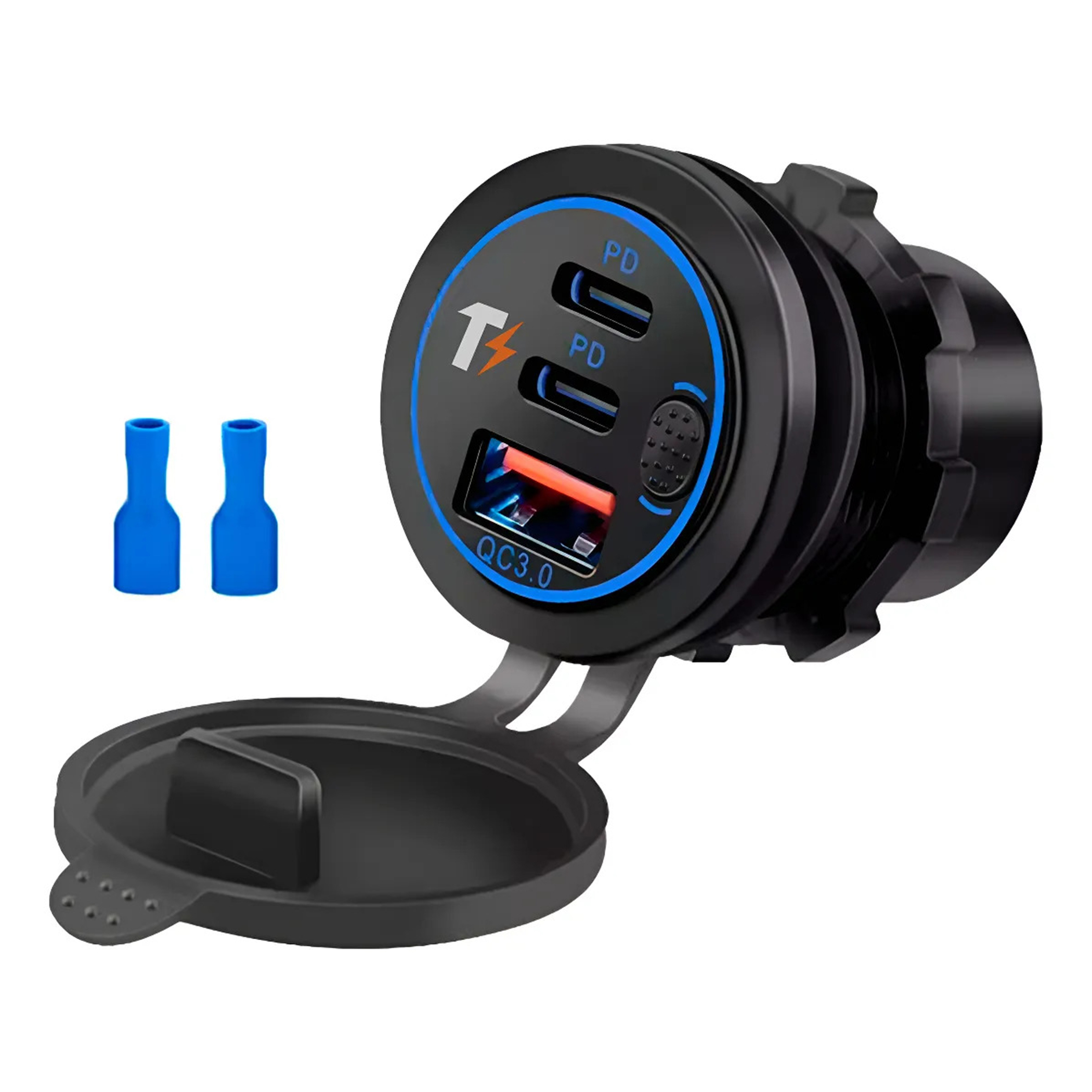 Tripper Plugged Acendedor de Cigarros Tomada Carro Plug Usb Caminhão Tripla Usb - Trip ...
