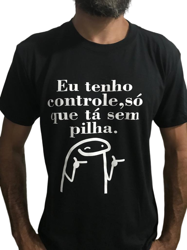 camisa 100% algodão unissex camisetas frases engraçada memes engraçado boneco  palito estampa escrita - biguá store