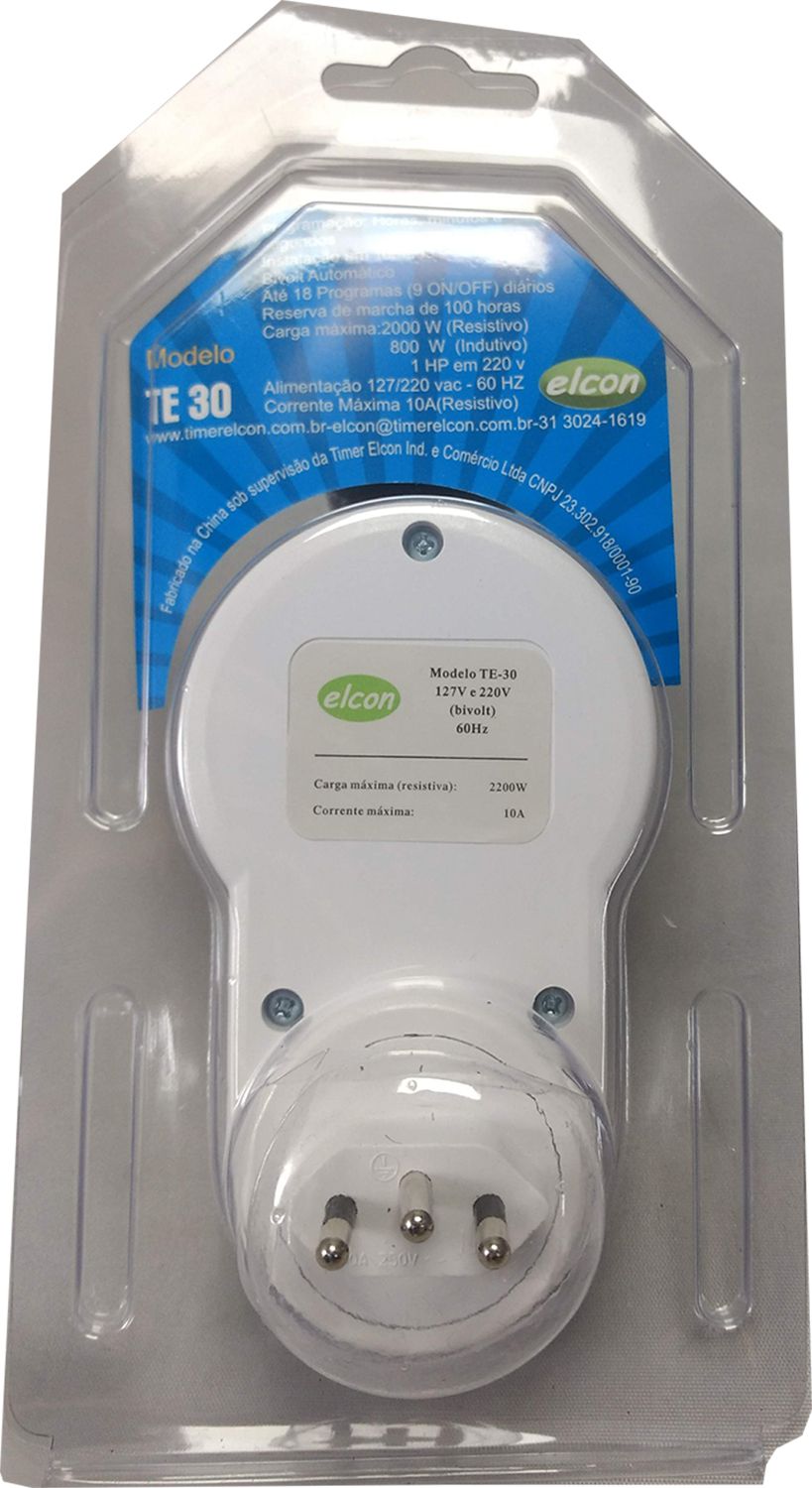 Timer digital Elcon TE30 horasminutossegundos A Instaladora