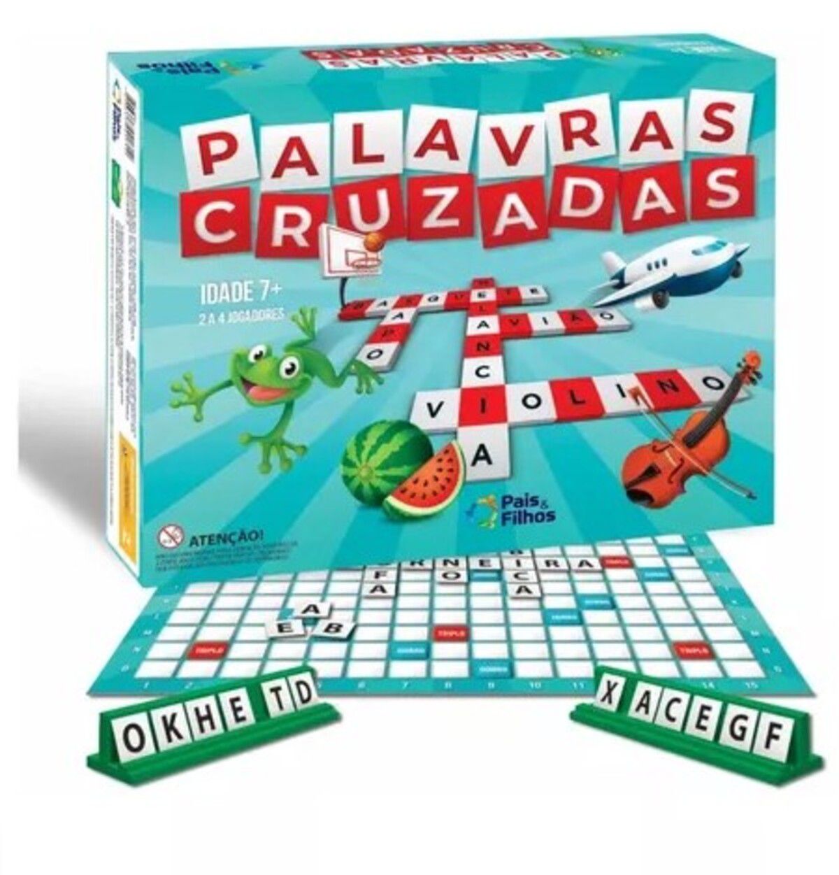Jogo Palavras Cruzadas Cruzadinha Infantil - Pais & Filhos - Incontro ...