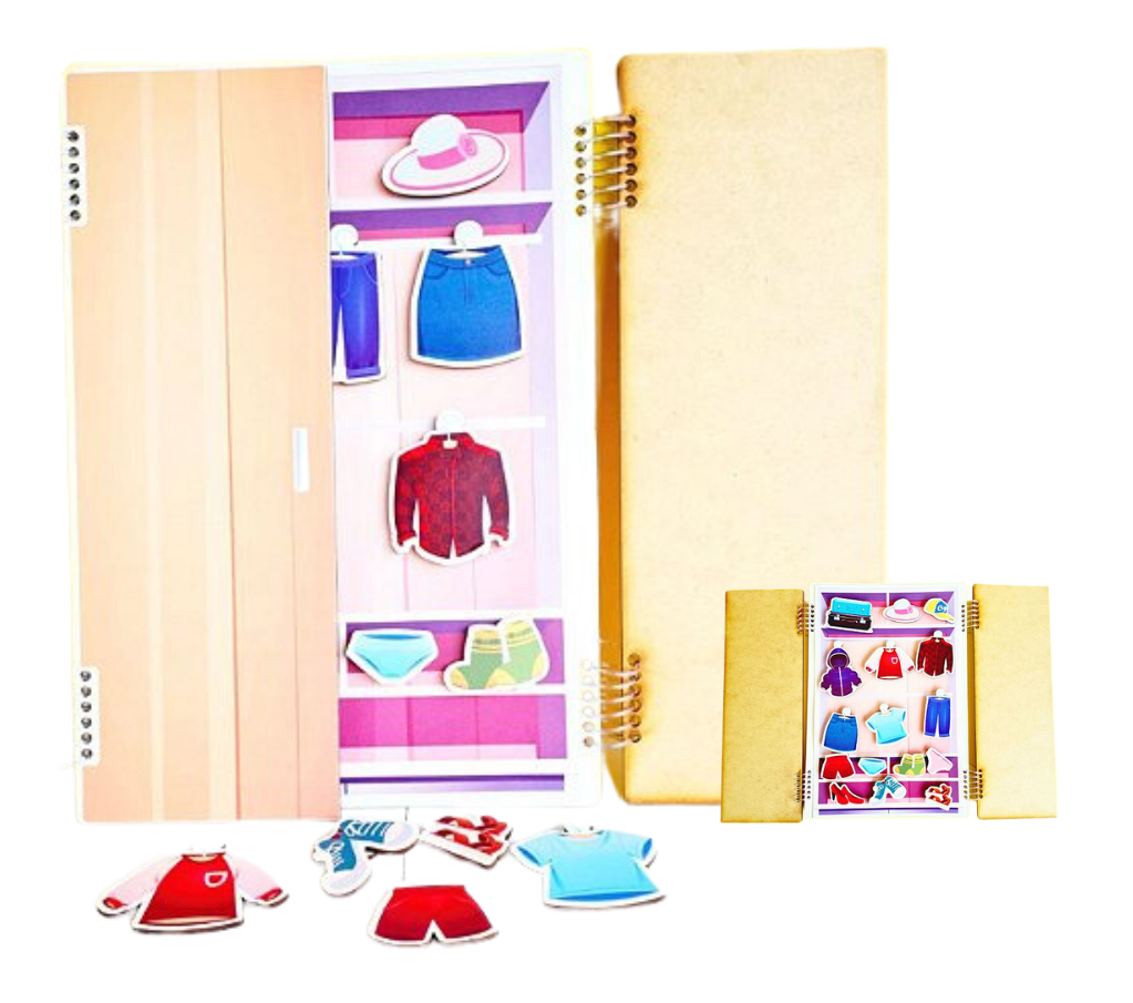 Como fazer Guarda-Roupa Closet com Papelão, para Barbie e Outras