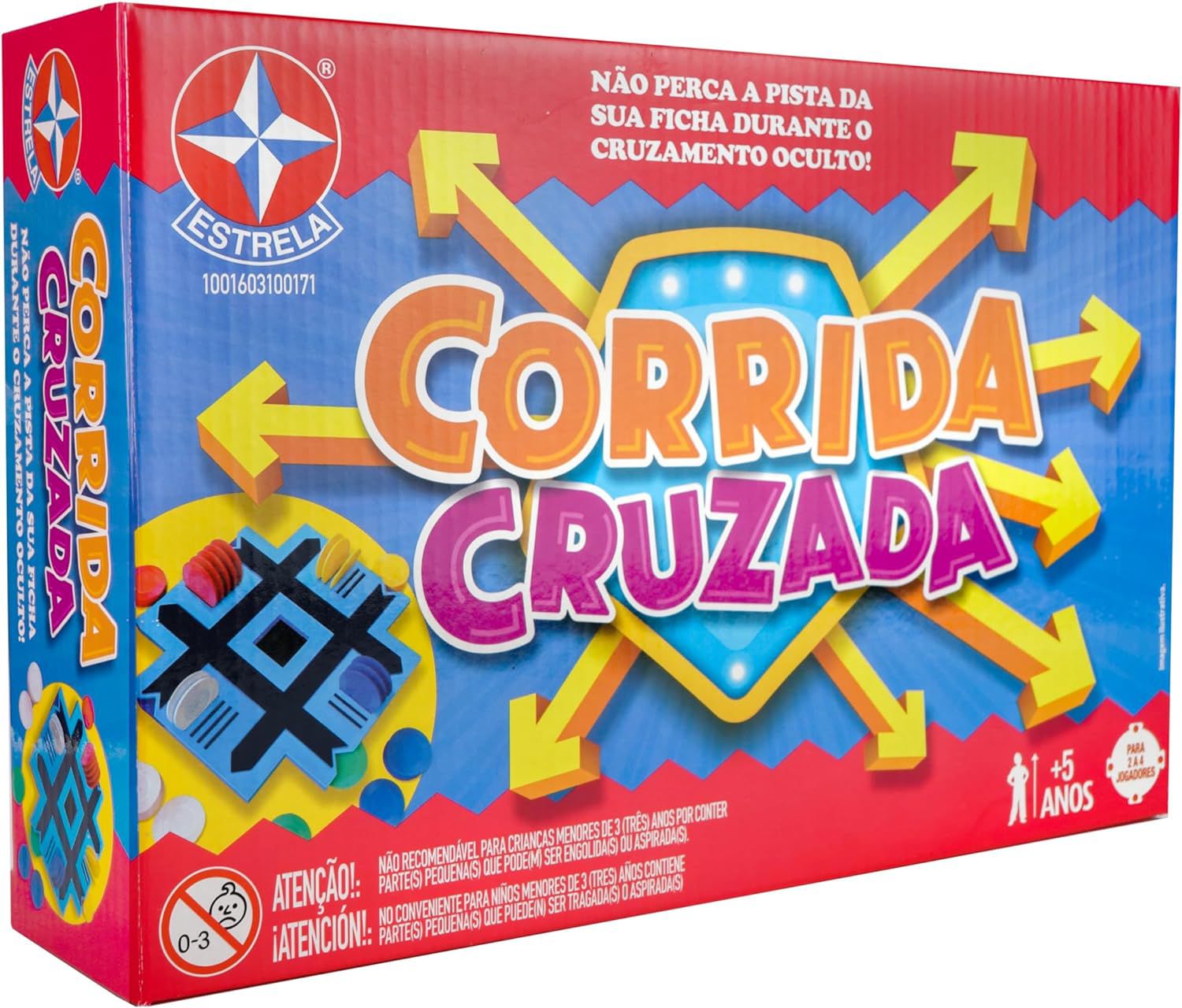 Jogo Corrida Cruzada - Estrela | Alternativa Brinquedos - Alternativa ...