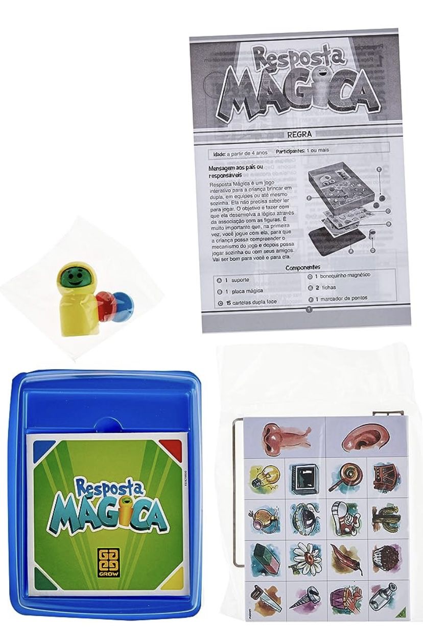 Jogo Resposta Mágica - Grow | Alternativa Brinquedos - Alternativa