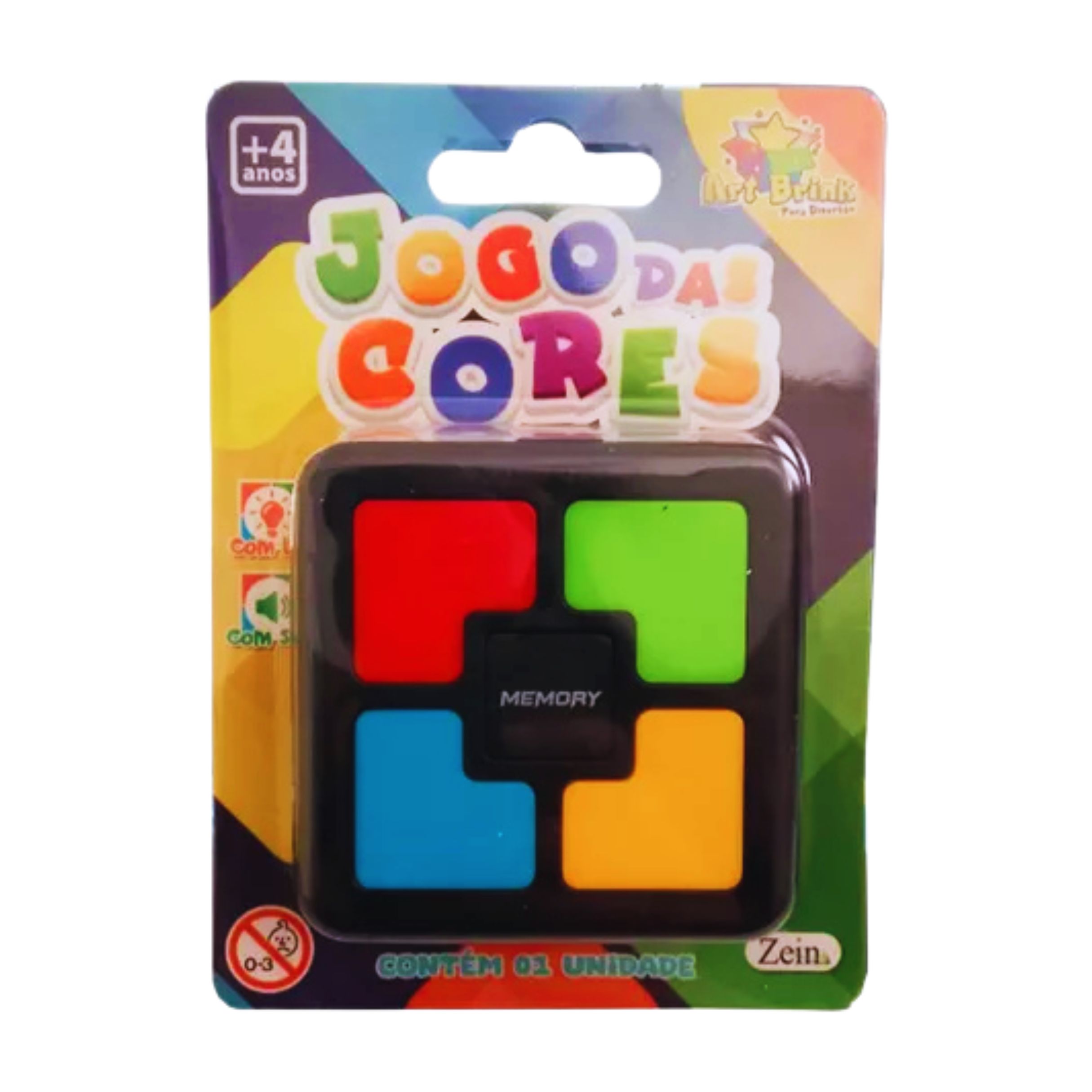 Jogo Memória das Cores Tipo Genius - Art Brink - Alternativa Brinquedos ...