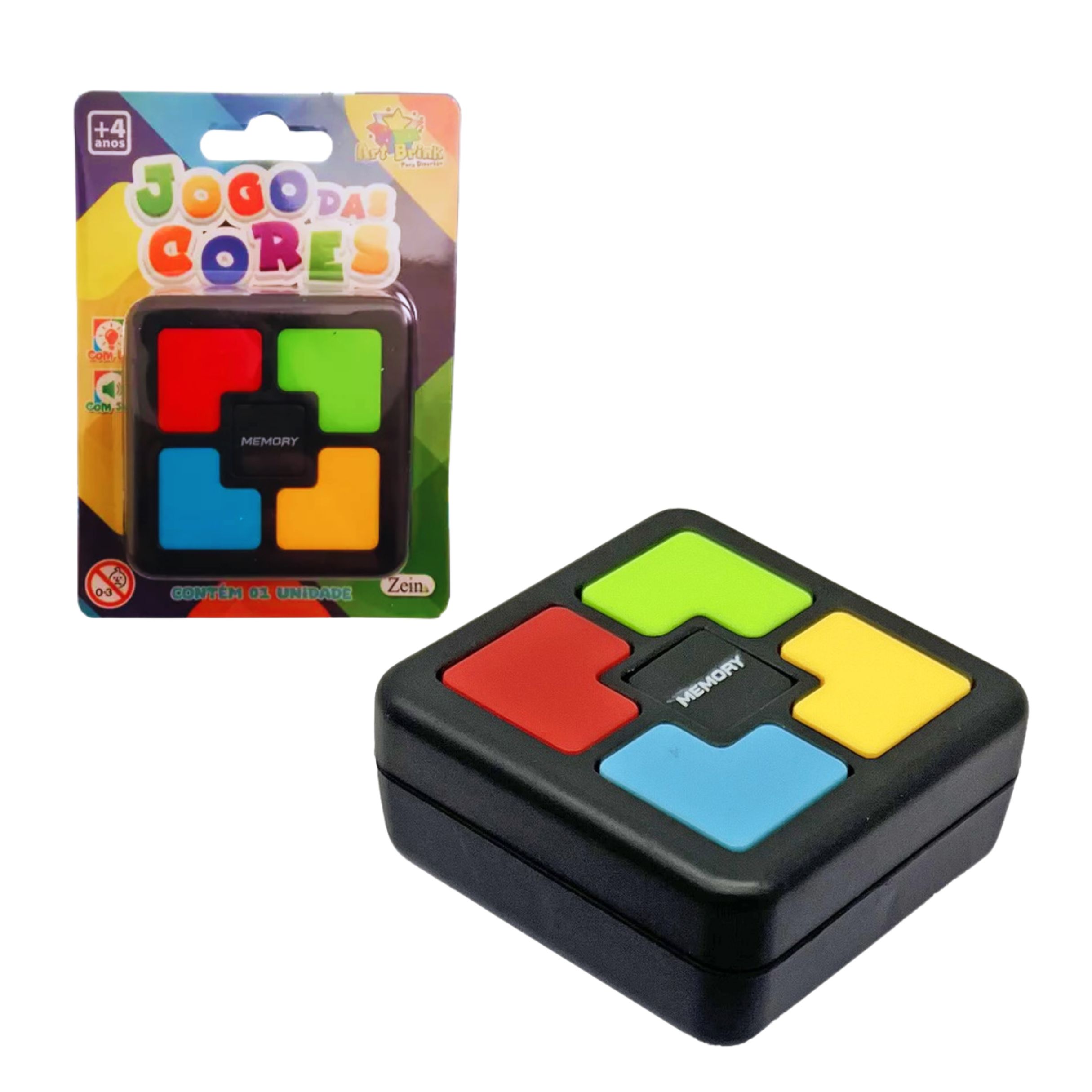 Jogo Memória das Cores Tipo Genius - Art Brink - Alternativa