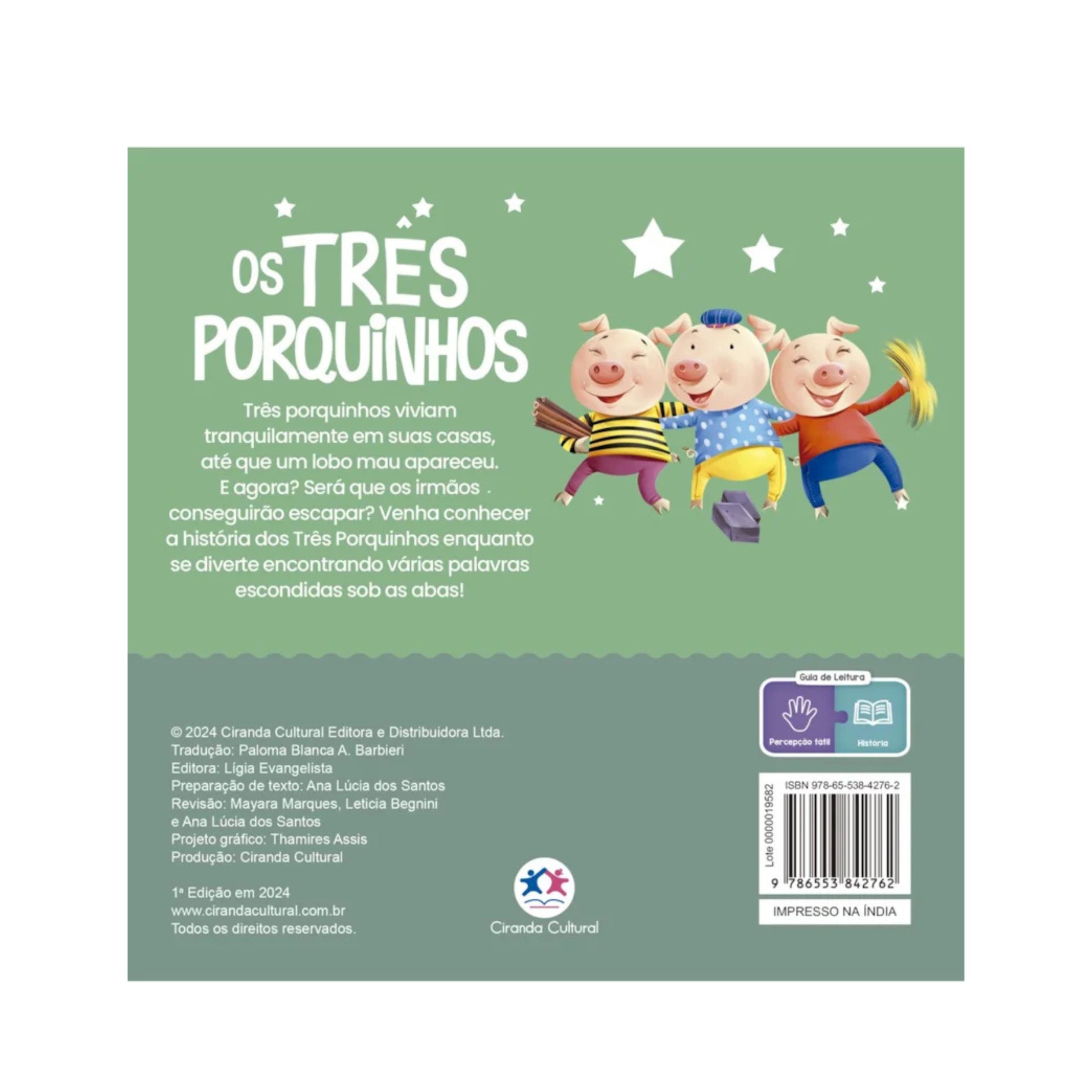 Livro Os Três Porquinhos com Abas Divertidas - Ciranda Cultural