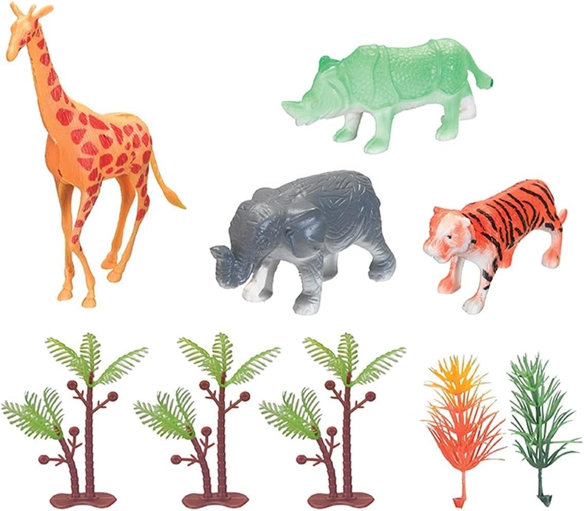 Animais do Mundo Box PVC C/9 Peças Sortidas - Art Brink