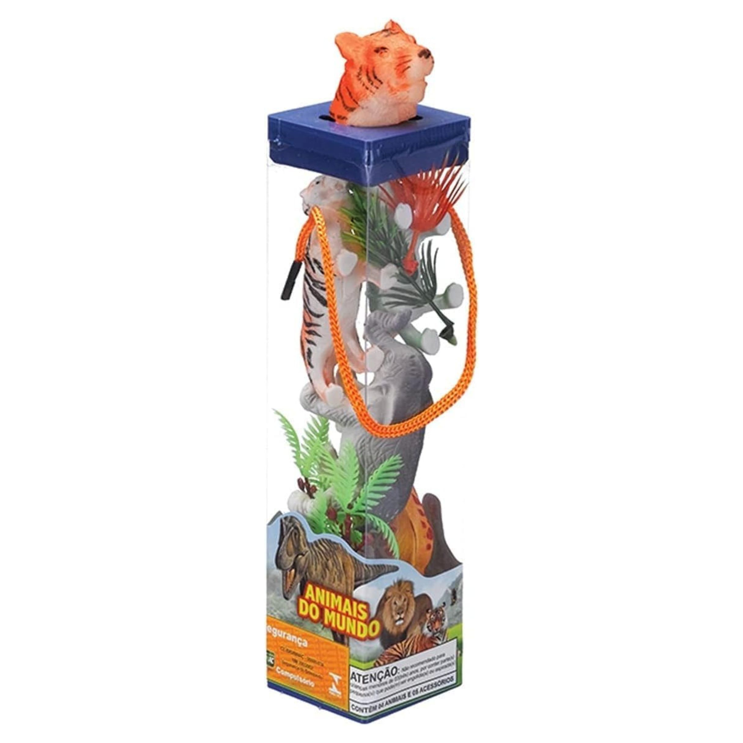 Animais do Mundo Box PVC C/9 Peças Sortidas - Art Brink