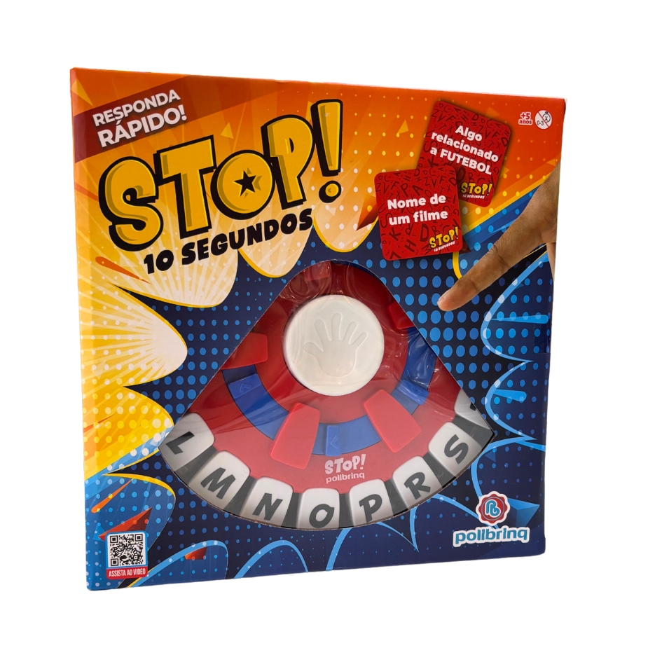 Jogo Stop 10 Segundos Trava Letras Tapalavras Basta Pensa Rápido ...