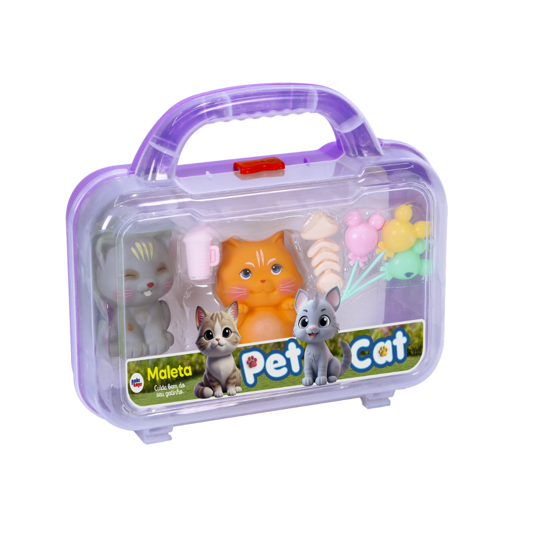 Maleta Pet Cat Cuide Bem do Seu Gatinho - Pakitoys - Alternativa
