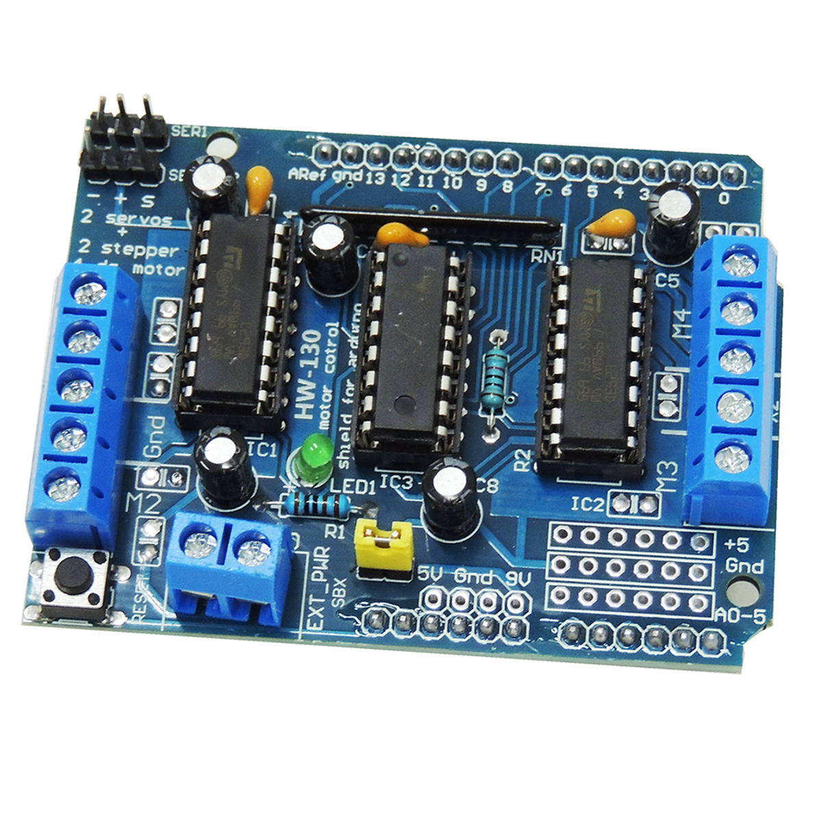 Motor Shield L293D Driver Ponte H L293 - BR ELETRÔNICA