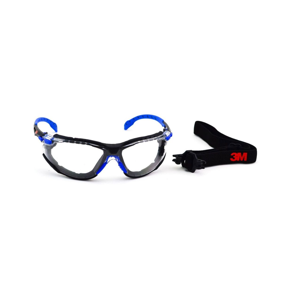 Oculos De Protecao 3m Solus 1000 Transparente Espuma Vedacao - BBRNET