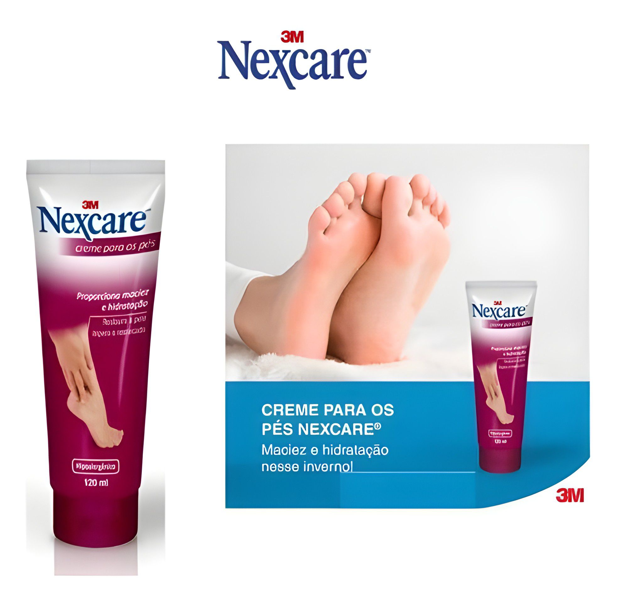 Creme Para Os Pés Nexcare 3m Hidratante Acabe C/ Rachaduras ...