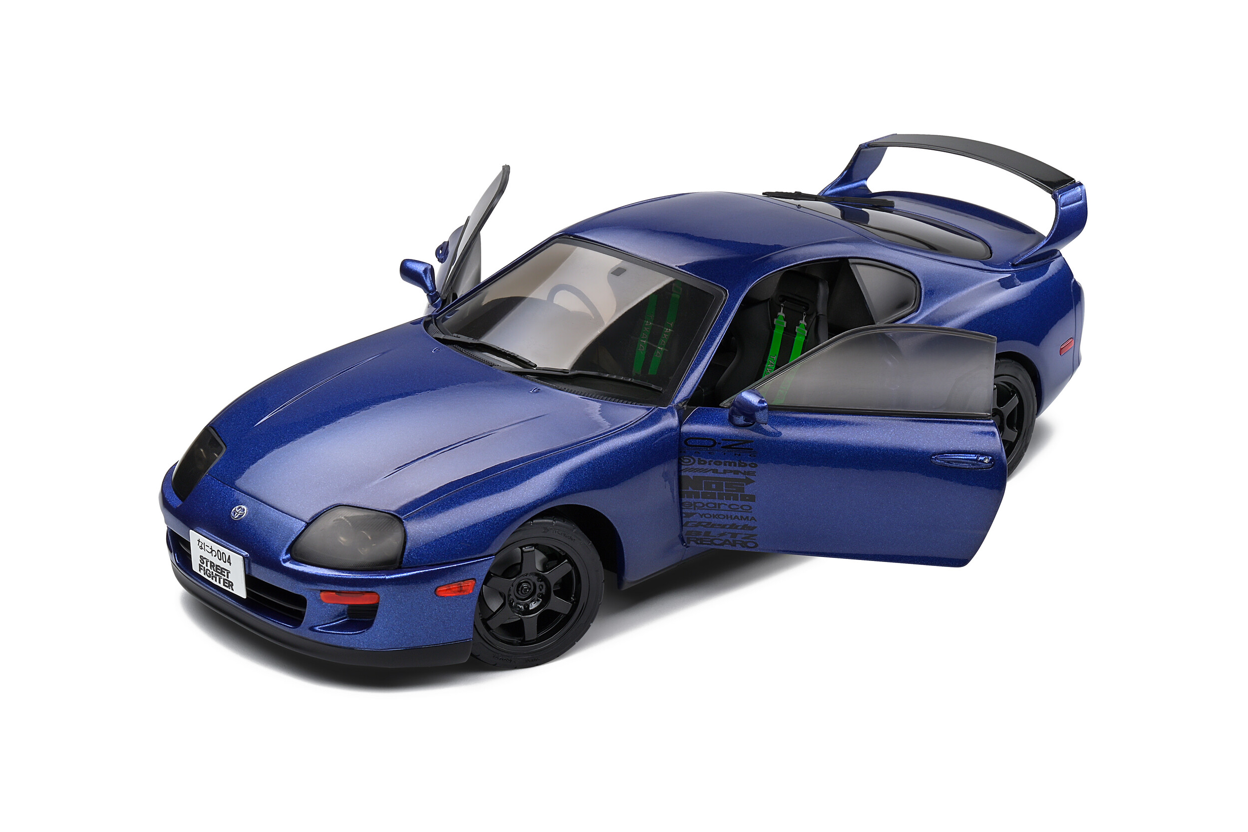 Toyota Supra MK4 (A80) 1993 Streetfighter Azul 1:18 Solido