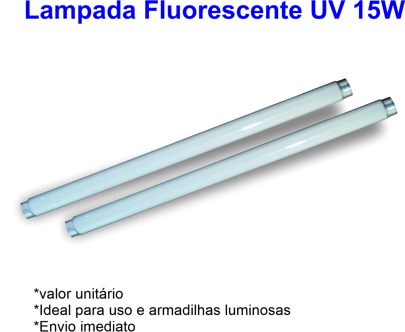 Lâmpada Fluorescente UV de 15W para Armadilhas Luminosas - Ekolumi