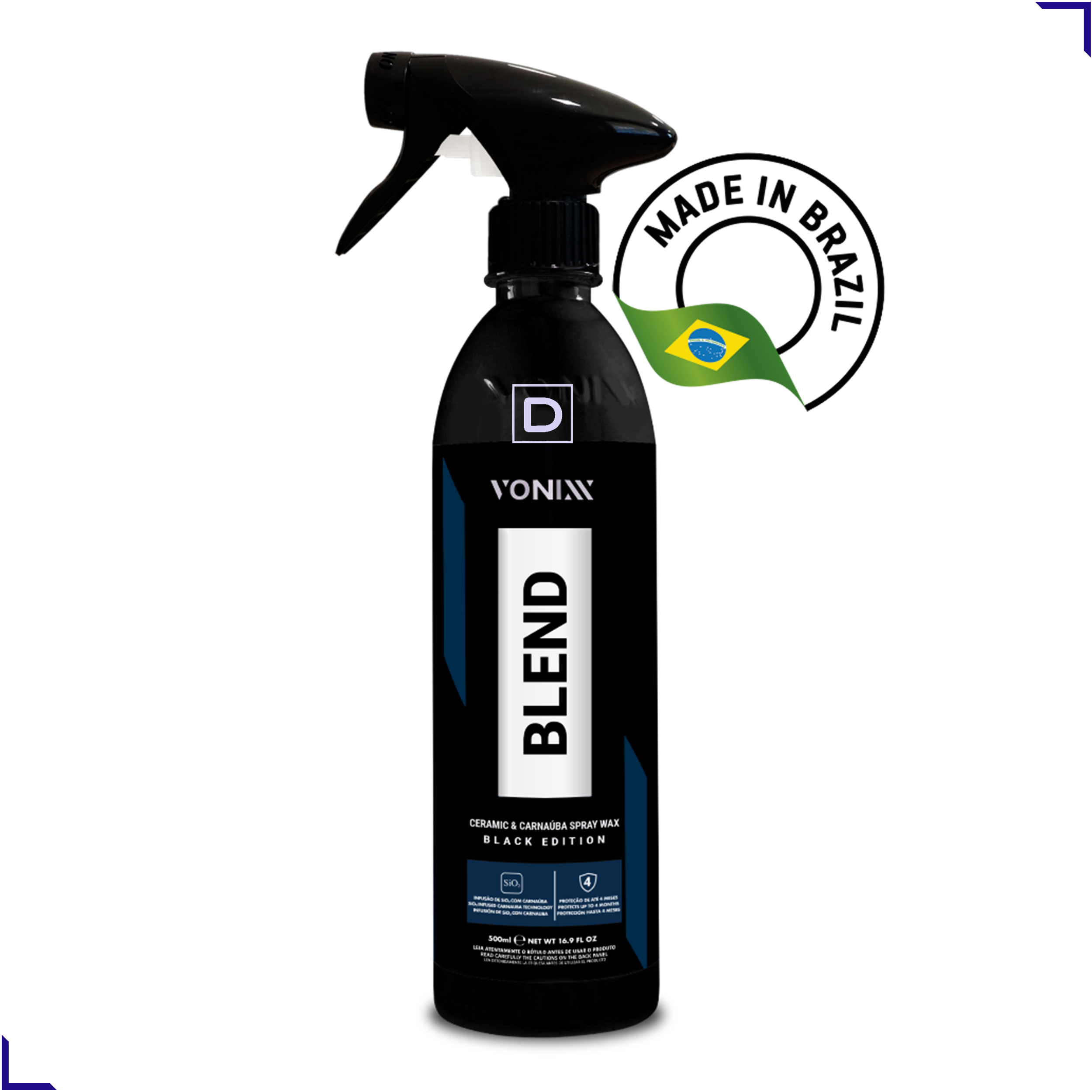 BLEND SPRAY WAX BLACK EDITION 473ml x2本 BLEND CERAMIC & CARNAÚBA SPRAY WAX BLACK EDITION (VONIXX