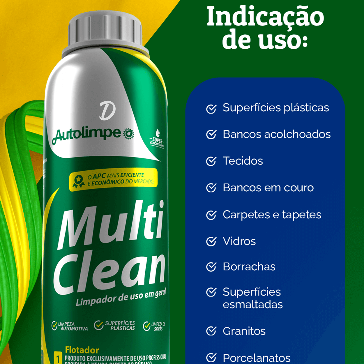 MULTICLEAN -MULTIUSO 1 LITRO - DiRocha | Tudo que seu carro precisa em ...