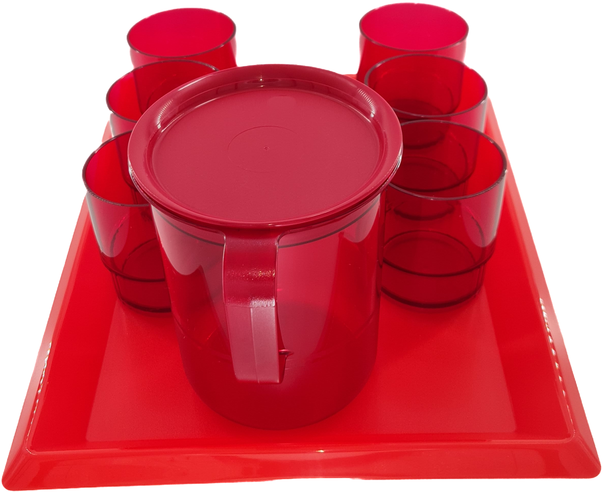 Tupperware Kit Premier Jarra e Copos com Bandeja 8 Peças  - Utensílios  Brasil - Onde Você Encontra Tudo para Sua Cozinha