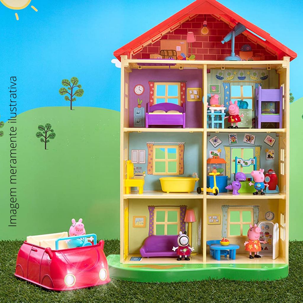 Casa gigante da Peppa Sunny