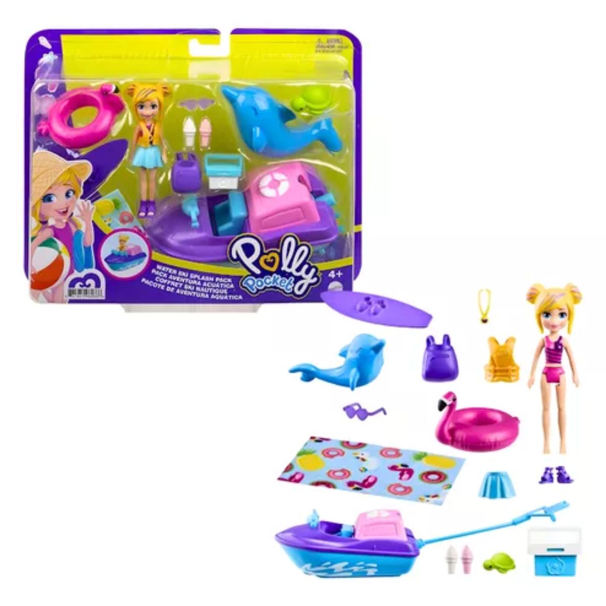 Polly Pocket Festa no Jardim com Bichinhos - Mattel