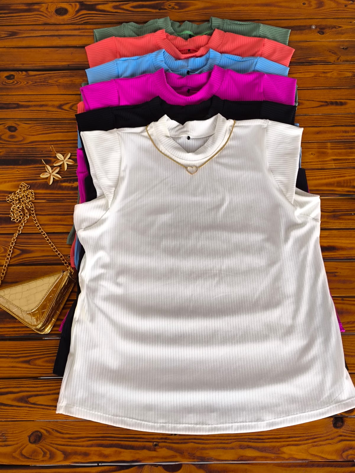 KIT 2 BLUSAS MUSCLE TEE Gaby Oliveira Atacado
