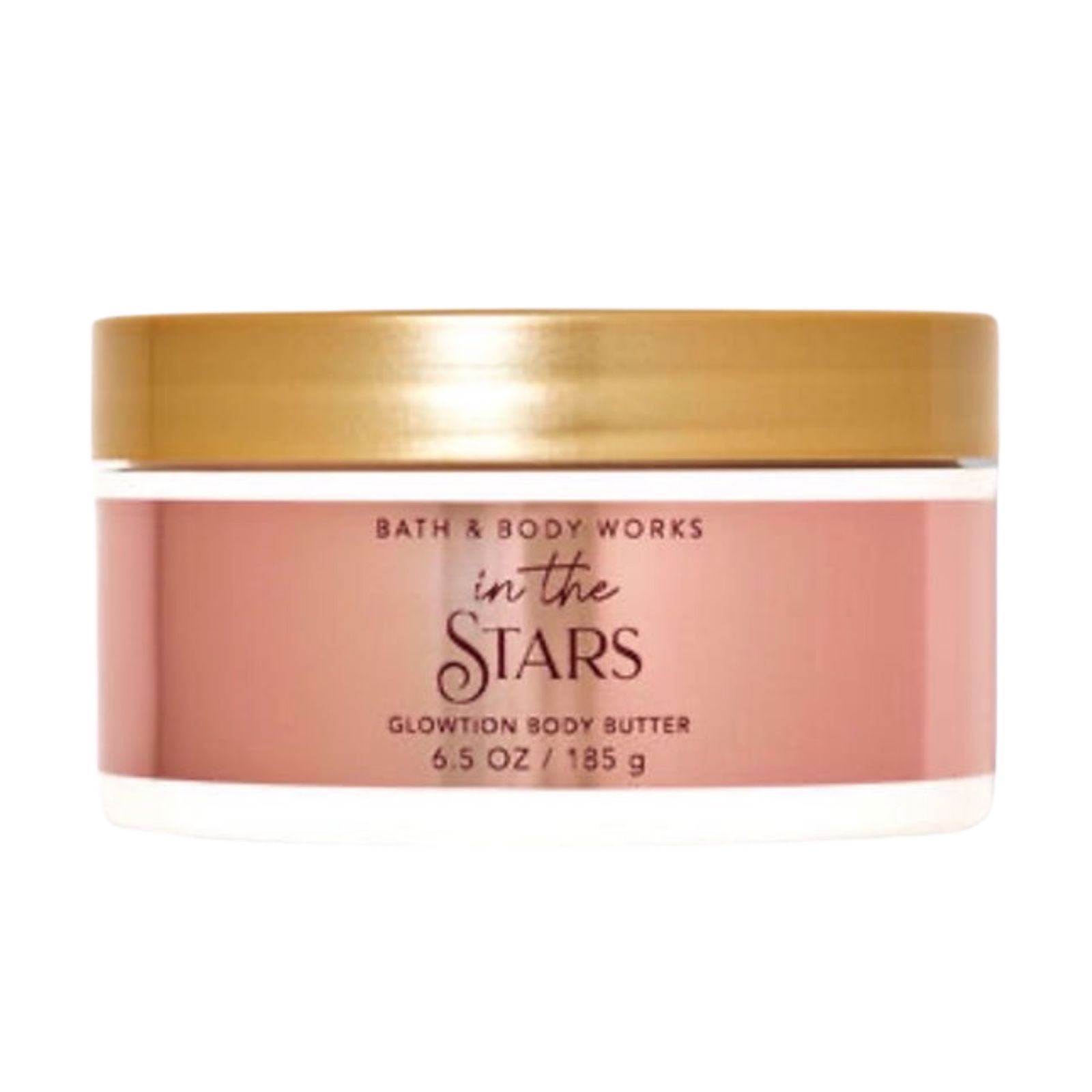 BATH & BODY WORKS GLOWTION BODY BUTTER IN THE STARS PINK GLOSS