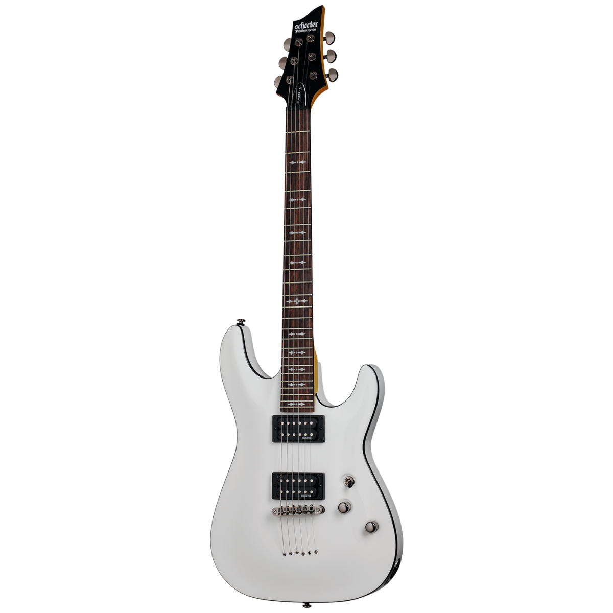 Y*様 Schecter DiamondSeriesOMEN6 vintagew Guitarra Schecter Omen-6 Vintage White - Tons Musicais - Loja de