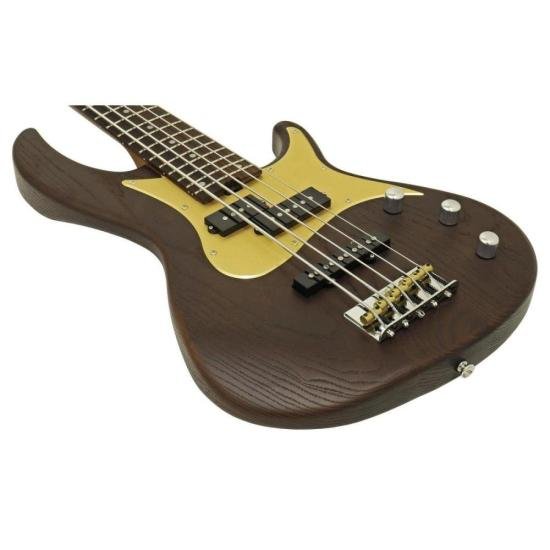 Contrabaixo Aria Pro II 313BB/5 Detroit 5 Cordas Bourbon Barrel Tons