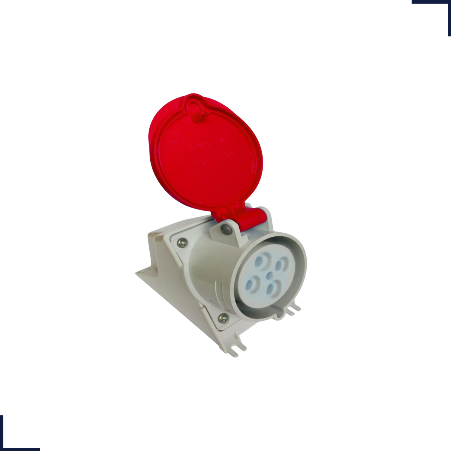 Plugue e Tomada Sobrepor Newkon 440V 3P+T 32A 6H Vm Steck - Lumina