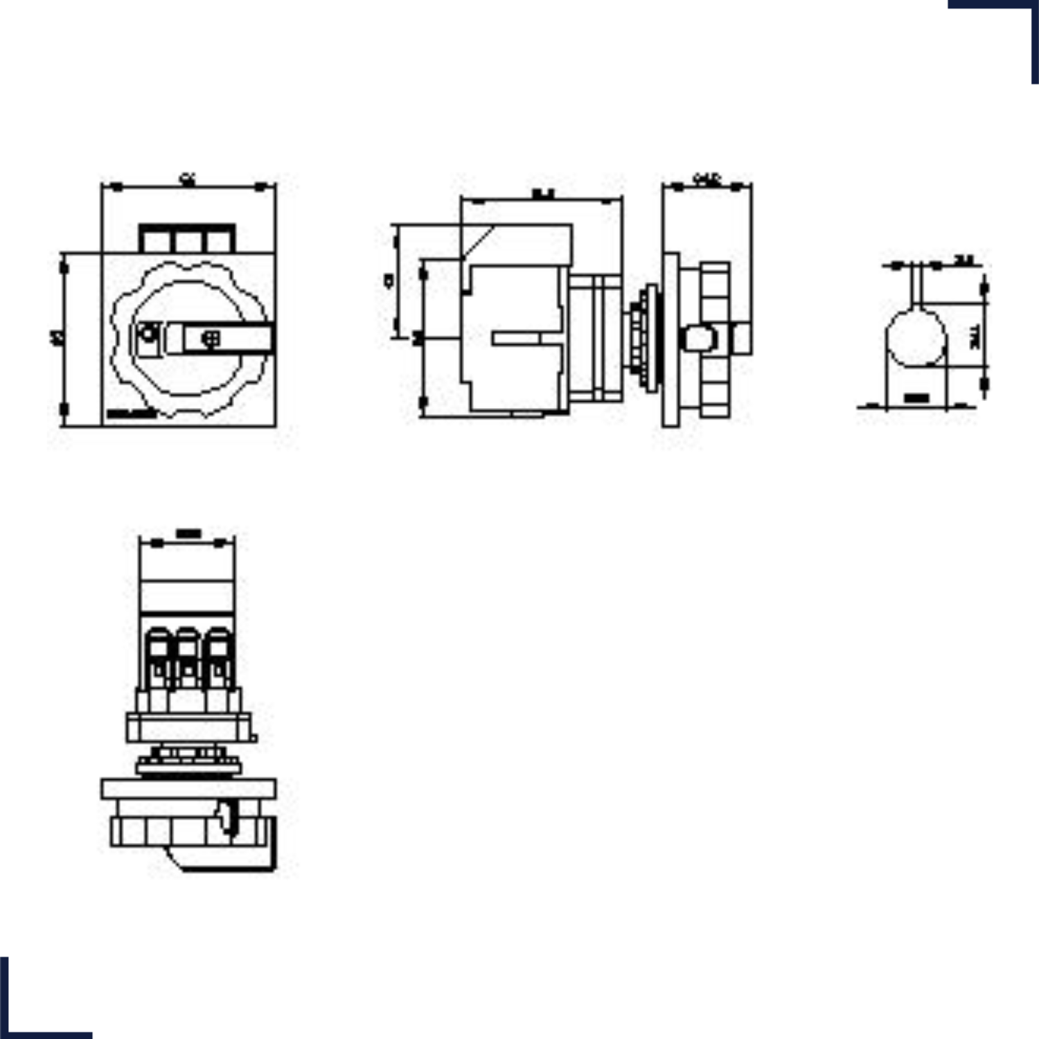 Chave Seccionadora Tripolar 690v 63a 3ld34540tk53 - Siemens