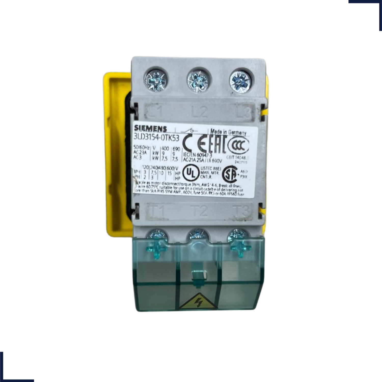 Chave Seccionadora Fusível 3P 25a 3LD31540TK53 - Siemens - Lumina
