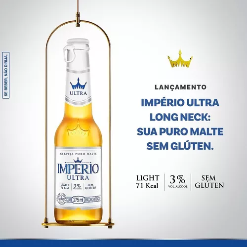 IMPERIO ULTRA SEM GLUTEN LN 275ML - Bebida Premium