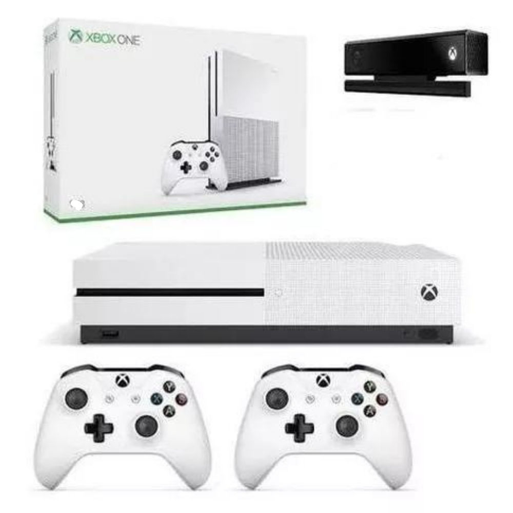 Xbox One S com Kinect - fortgames.com.br