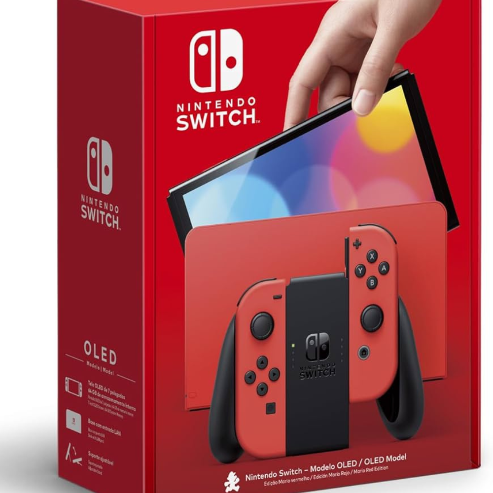 Nintendo Switch - OLED Model - Mario Red Edition Bundle