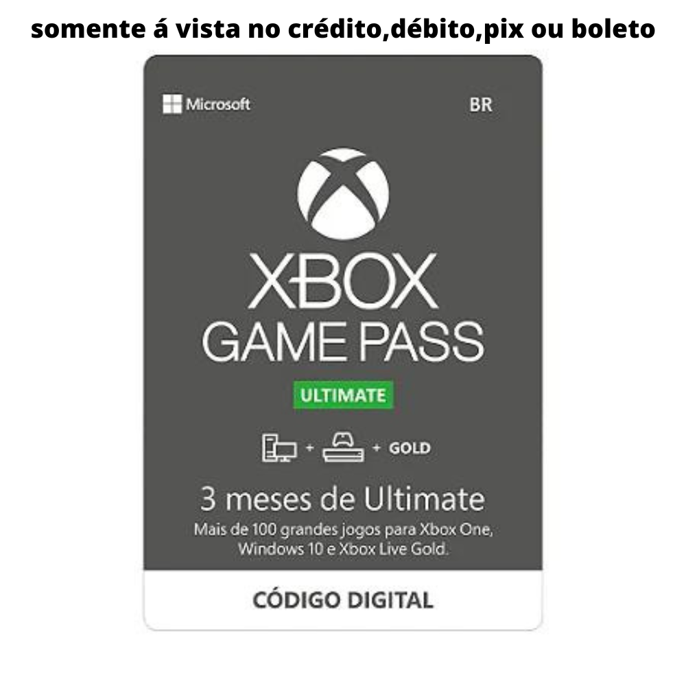 Xbox Game Pass Ultimate 13 Meses (Para Assinaturas Ativas)