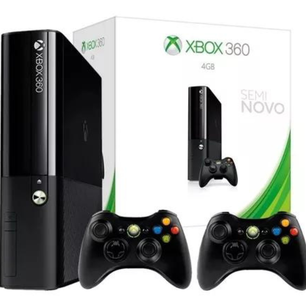 Xbox 360 com 2 jogos.