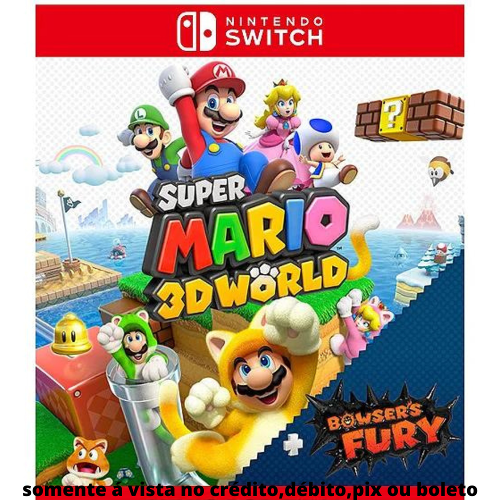 Super Mario 3D World + Bowser's Fury - Meus Jogos