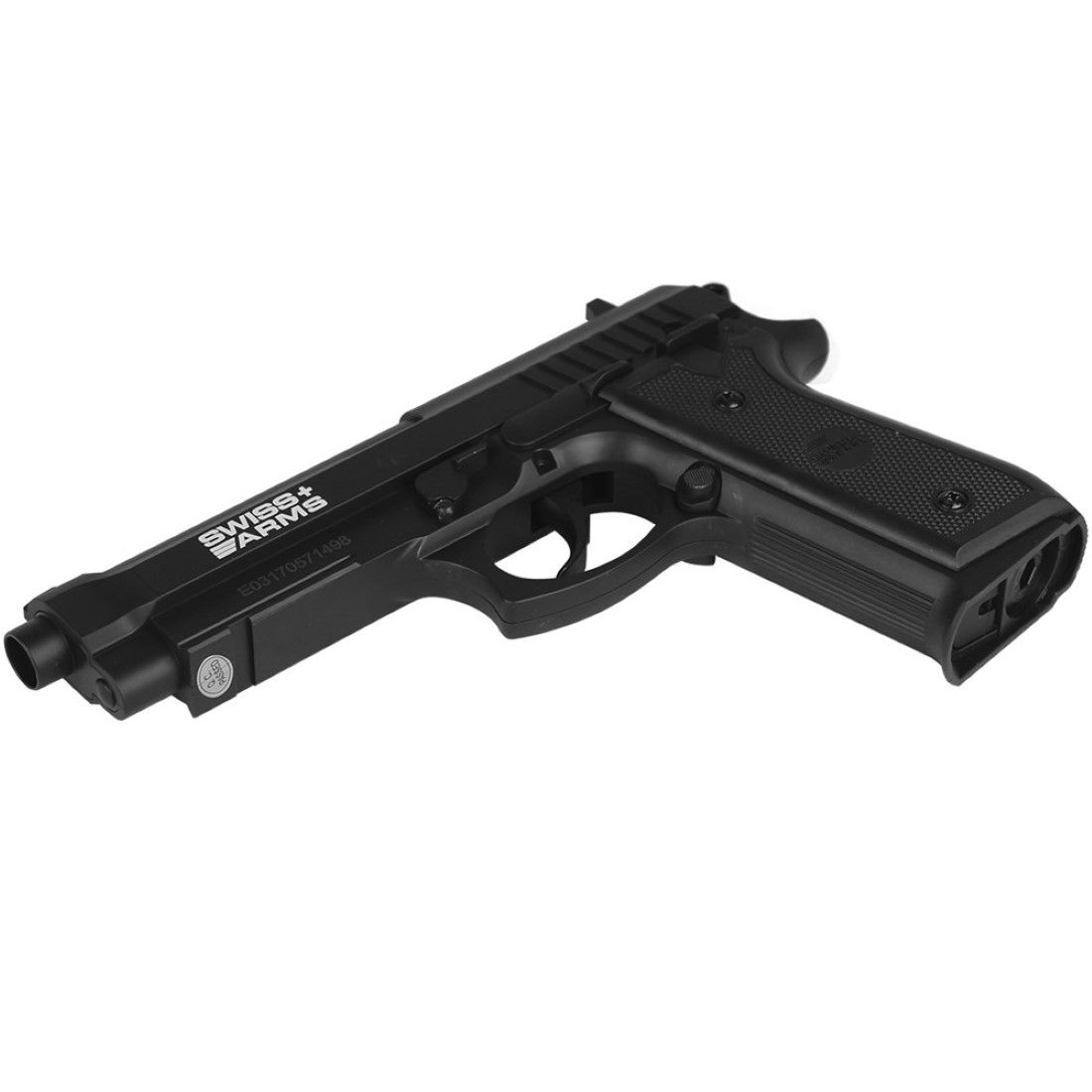 Pistola De Pressão Airgun Co2 SA P92 GNBB Polímero 4.5mm - Swiss