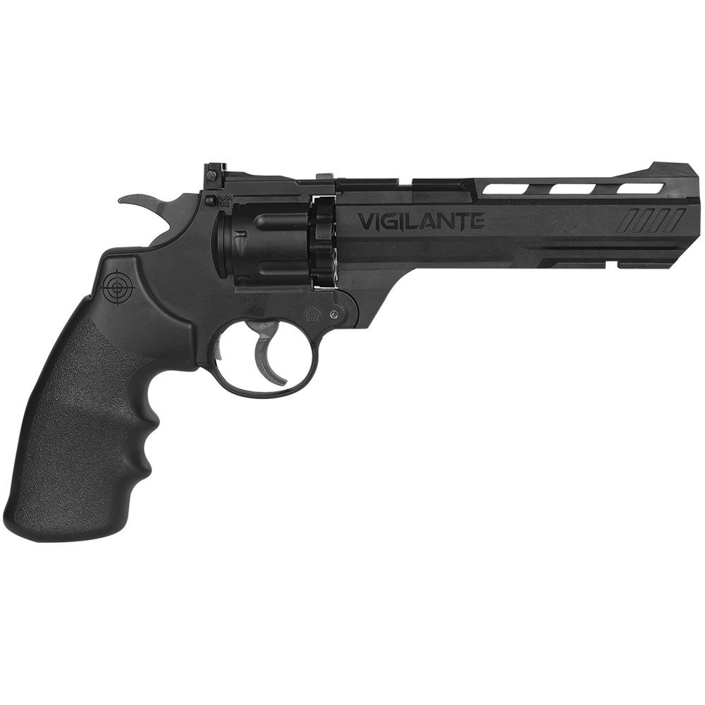 Comping Revolver Revólver de Pressão CO2 Crosman Vigilante 4.5mm + Capa + 10 CO2 QGK 12g ...
