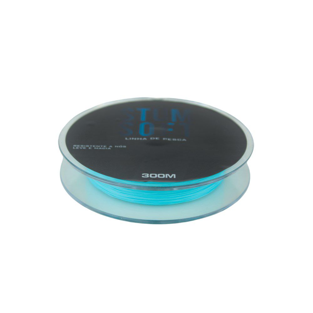 Stum Linha Monofilamento Stum Soft Azul Claro 300m - Albatroz - Dispropil ...