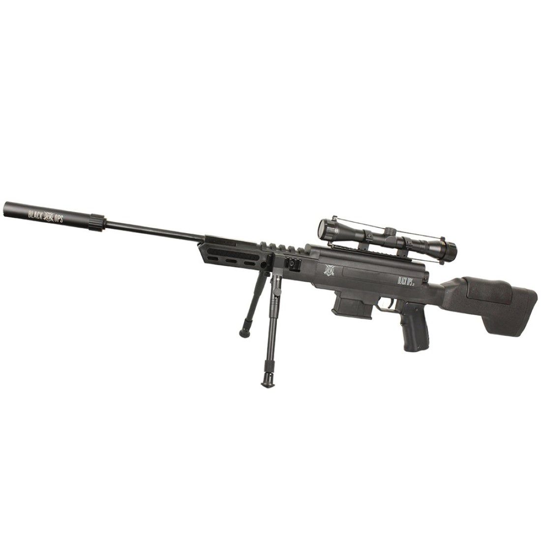 CAR DE PRESSAO BLACK OPS GR 5,5MM C/LUNETA 4X32 - Dispropil: Tiro