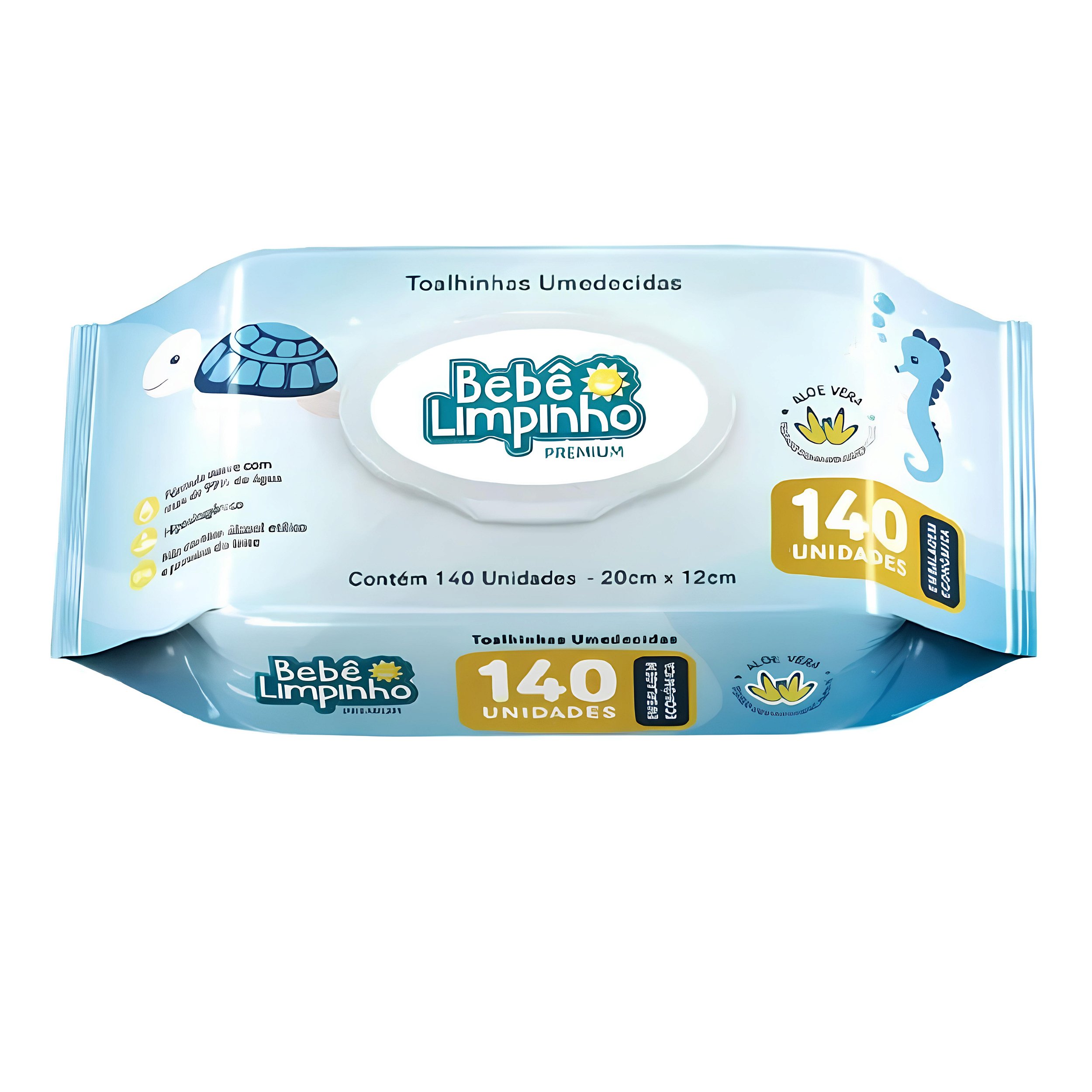 Lenço Umedecido Bebê Limpinho 140 Folhas - Cimed - Dispropil: Tiro ...