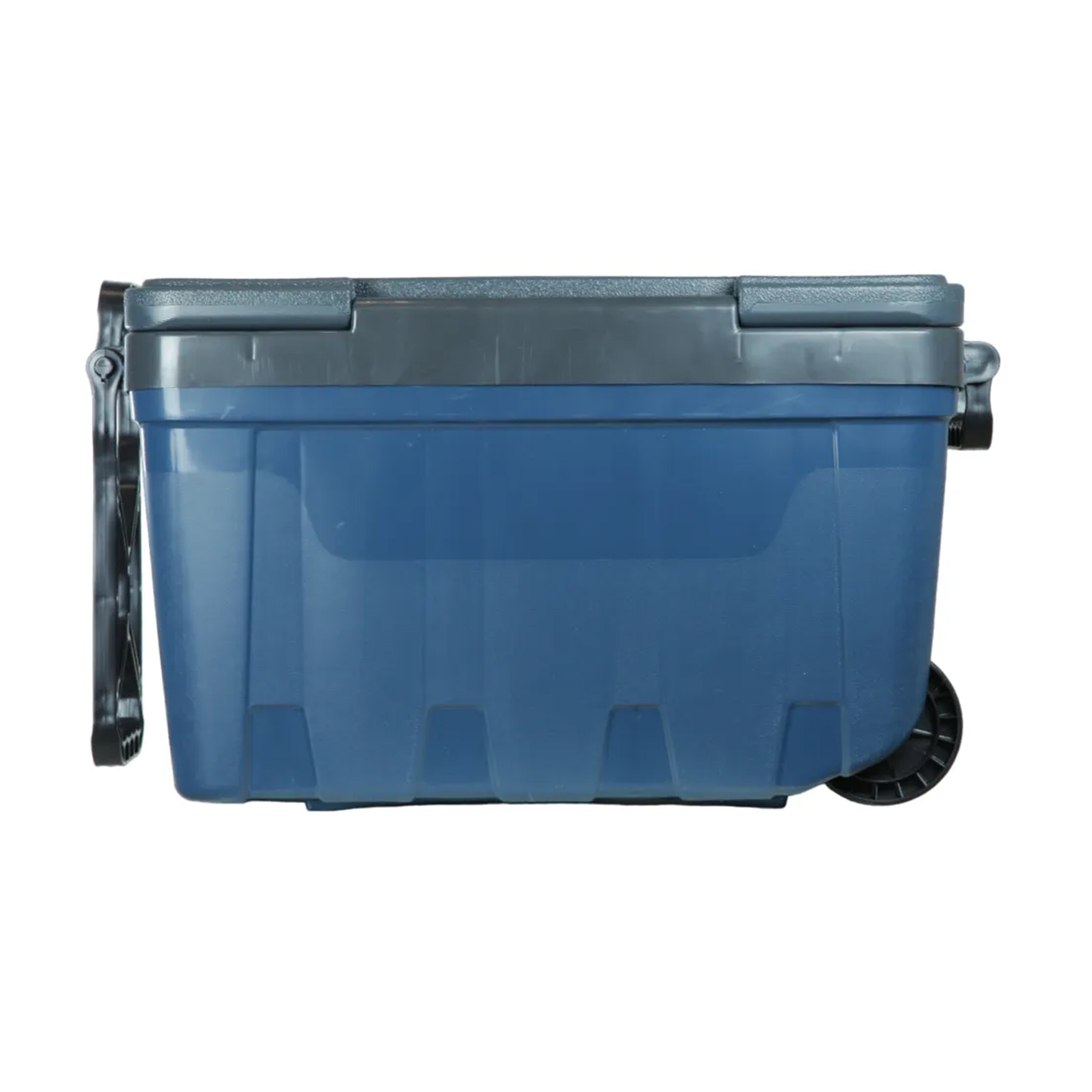 Caixa Térmica Cooler Ice Box Com Rodas 54L Cinza Azul - NTK