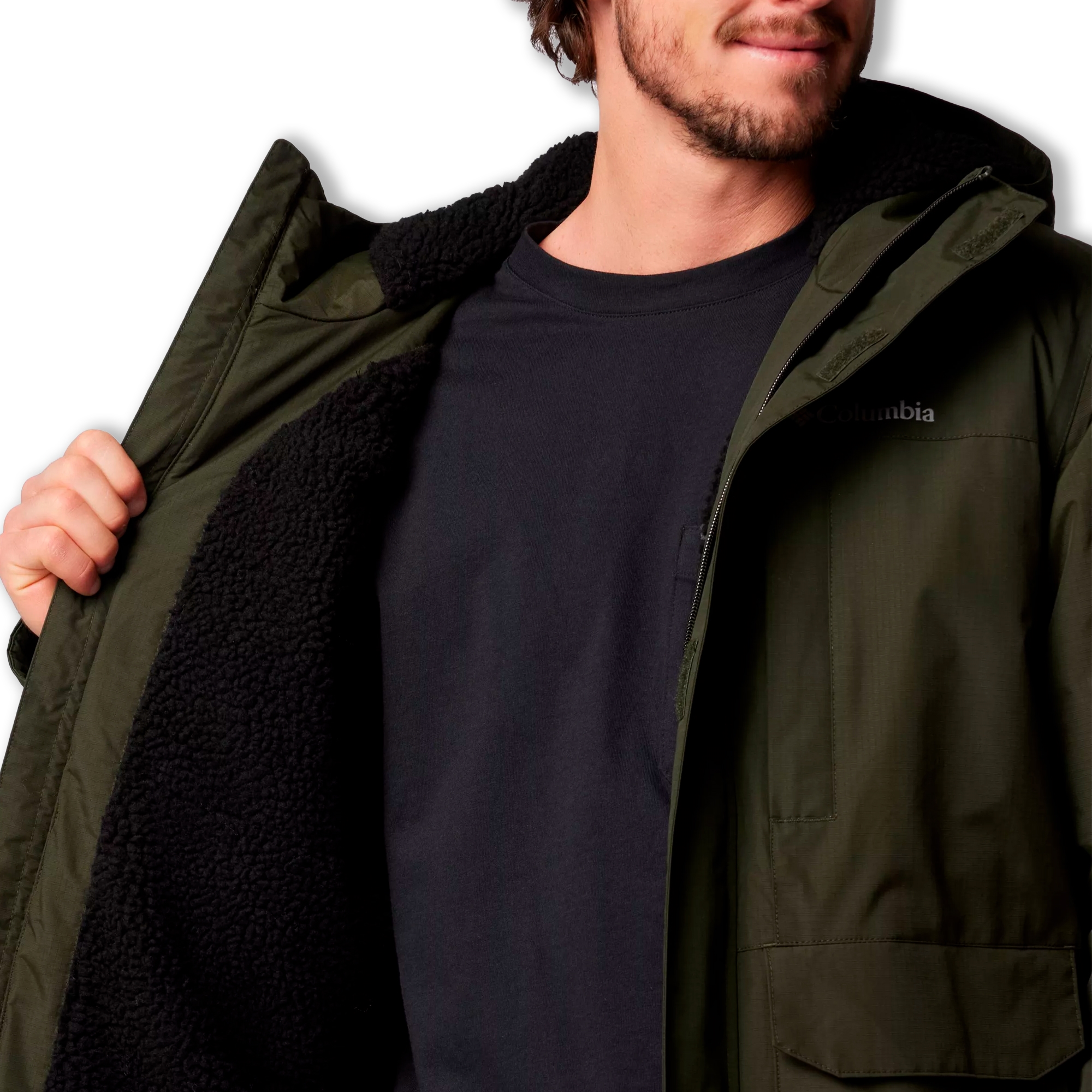 Jaqueta Masculina Landroamer™ Sherpa Lined Greenscape - Columbia