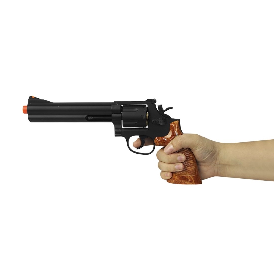M586 Revilver Airsoft REVOLVER AIRSOFT A GAS UHC UG-135B - M-586 6. BLACK 6mm - Dispropil ...