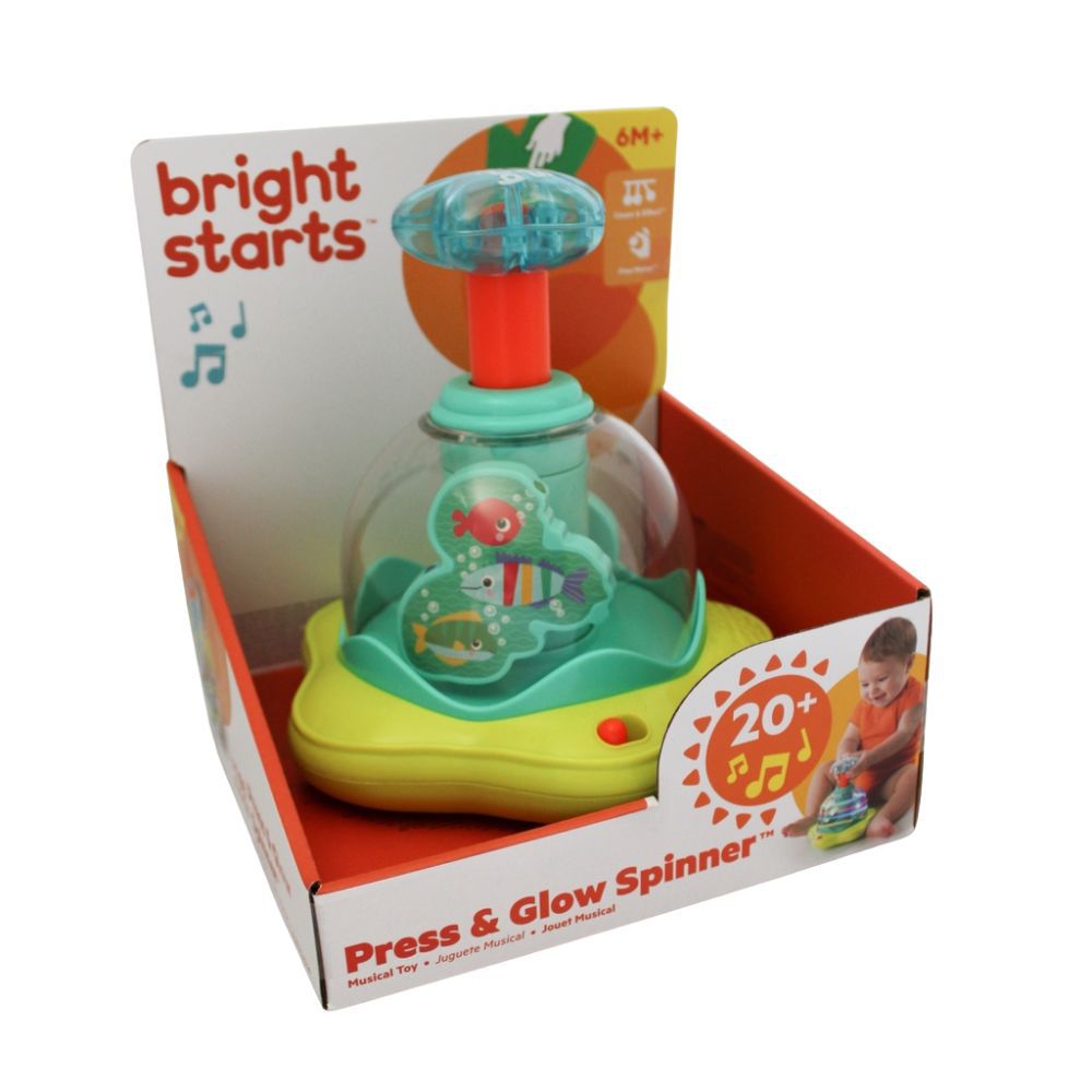 Bright Starts Jouet Musical Press & Glow Spinner - Bright Starts