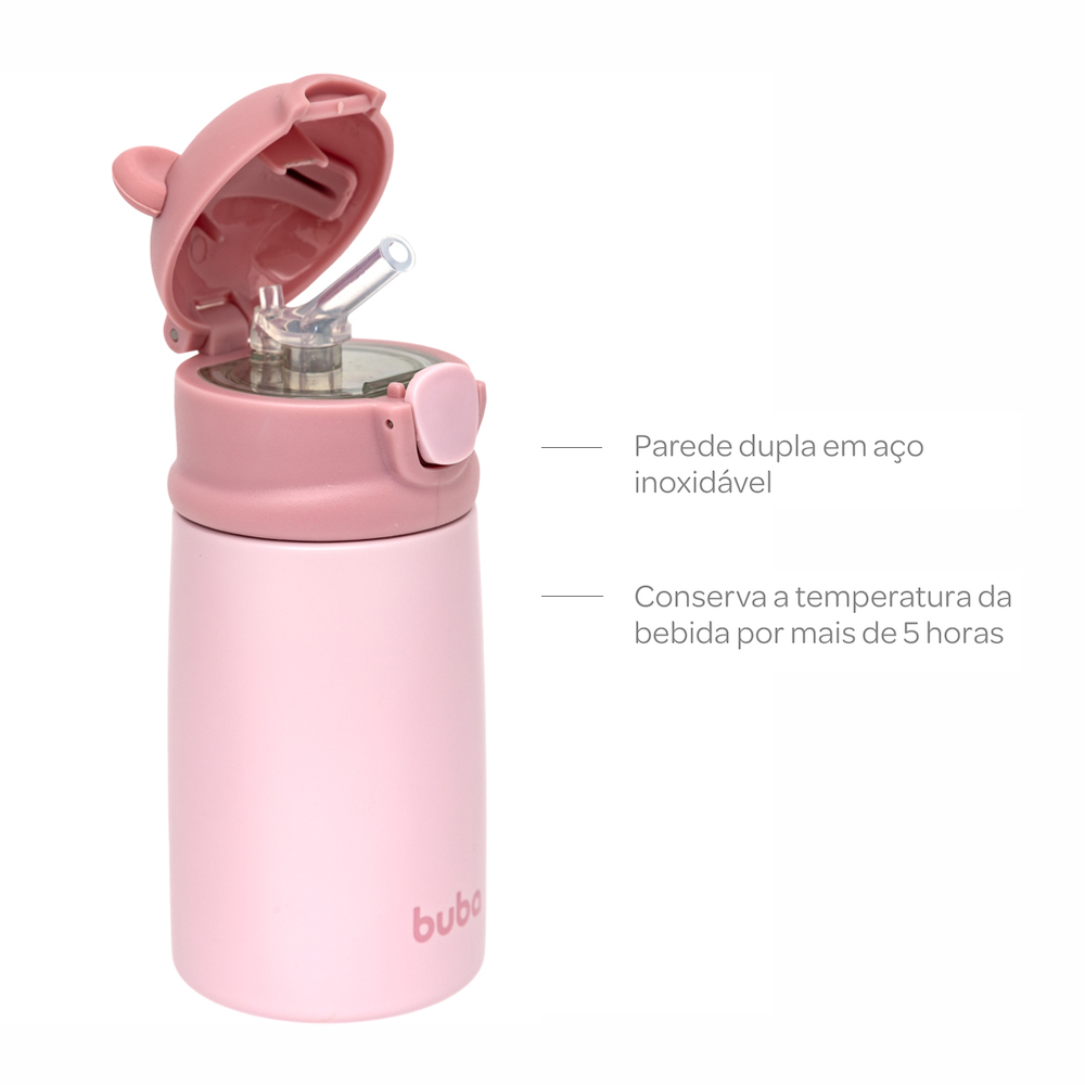 Garrafa Térmica Ursinho - Buba | Prática e Durável para Crianças - iBis ...