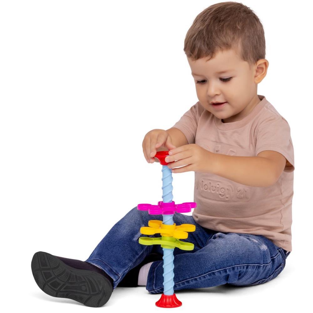 Brinquedo educativo vai volta formas - tateti (unidade) - Papelaria Toledo